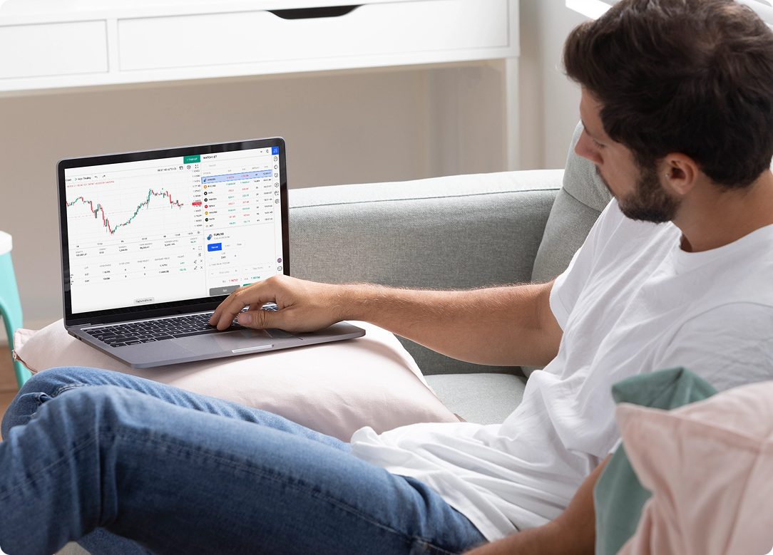 User viewing CapexGo platform on laptop
